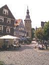 EU/D/NRW/EN/Hattingen/City/Untermarkt/20110615s1532_PH2D0015_EU_D_NW_EN_Hattingen-City_Untermarkt_Johanniskirchturm