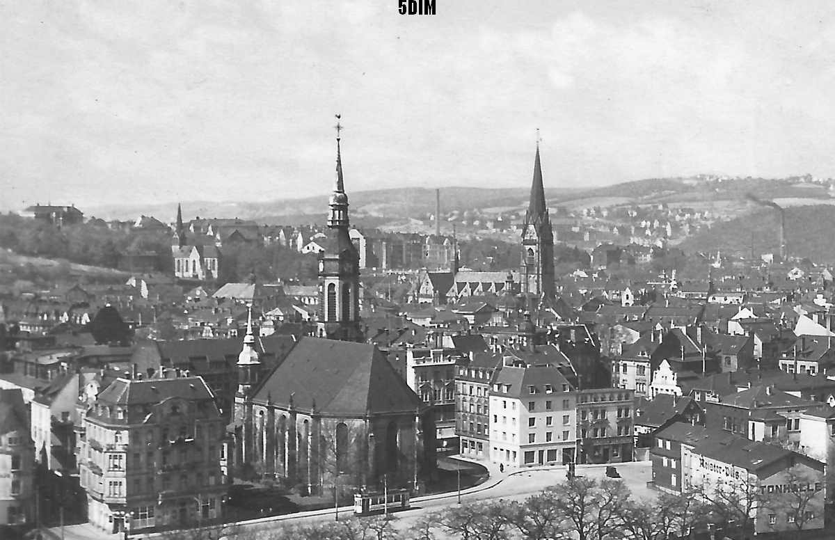 EU/D/NRW/HA/Wehringhausen/SW-AK_EU_D_NW_HA-City_Stadtpanorama_mit_der_Springe_vorne_um_1935_DETAIL_Wehringhausen_1200x0776