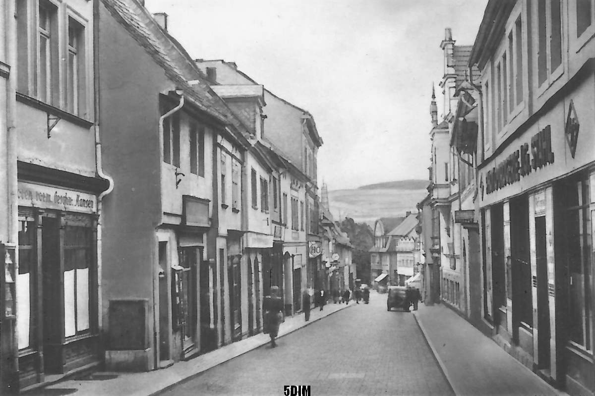 EU/D/SA/SGN/Sangerhausen/Goepenstrasse/SW-Foto_EU_D_SA_SGN_Sangerhausen_Goepenstrasse_abwaerts_1956_1200x0799