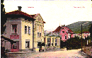 EU/HR/Istrien/Opatijskarivijera/Lovran/Hauptstrasse/colorierte_AK_EU_HR_Istrien_Lovran_Carno_Cafe_Adria_etwa_um_1910