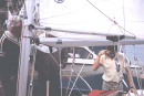 HR/Istrien/Opatijskarivijera/MoscenickaDraga/Hafen/198606xx_MD_Segler-Crew_am_Hafen