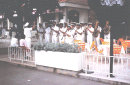 HR/Istrien/Opatijskarivijera/MoscenickaDraga/Strandpromenade/198606xx_MD_Musikkapelle_am_Hotel_Mediteran
