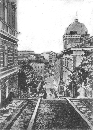 EU/HR/Istrien/Pula/Zentrum/Sternwartestrasse/SW-AK_EU_HR_Istrien_Pula_Zentrum_Via_della_specula_um_1910