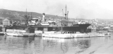 EU/HR/Kvarner/Rijeka/Hafen/195(6)xxxx_5_IV09_Rijeka_Hafen_jugoslawischer_Frachter_an_der_Mole