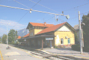 EU/SLO/Lesce-Bled/Bahnhof/20070915-1110_IMGP0785_SLO_Lesce-Bled_Bahnhof_Hauptgebaeude