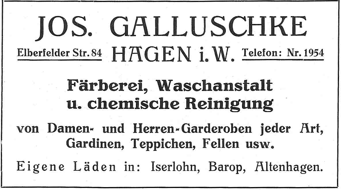 EU/D/NW/HA/Hagen/ElberfelderStrasse/19110xxx_Anzeige_EU_D_NW_HA-City_ElberfelderStrasse084_JosGalluschke_(FuehrerHA1911_TfV)