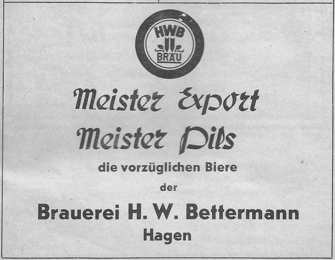 EU/D/NW/HA/Unterberg/SW-Anzeige_FestschriftSanktMichael1952_Anzeige_Bettermann-Brauerei_1161x090i0