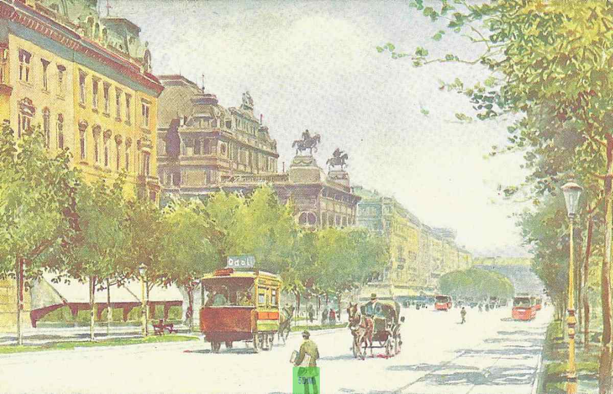 EU/A/Wien/City/Staatsoper/gemalte_AK_EU_Wien_City_Staatsoper_um_1900