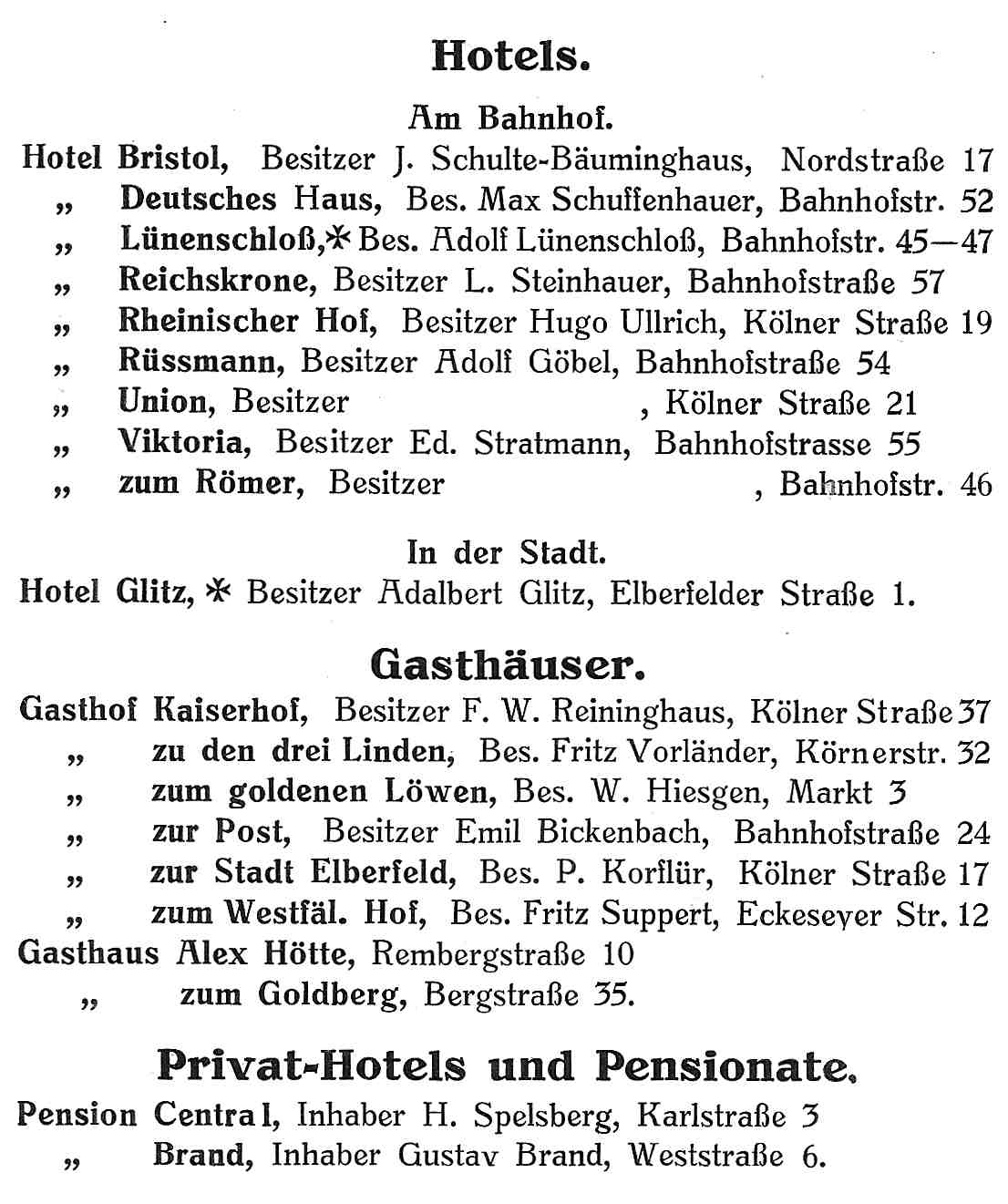 EU/D/NRW/HA/19110xxx_Text_EU_D_NW_HA-City_Hotels+Gasthaeuser_(FuehrerHA1911_S21)